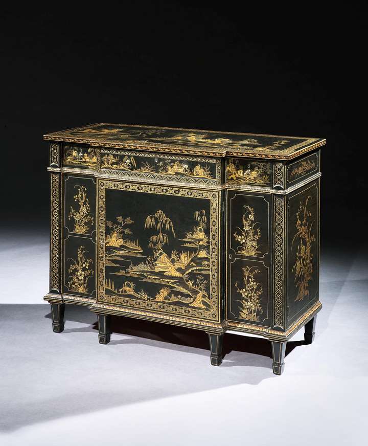 The Harewood house lacquer cabinet